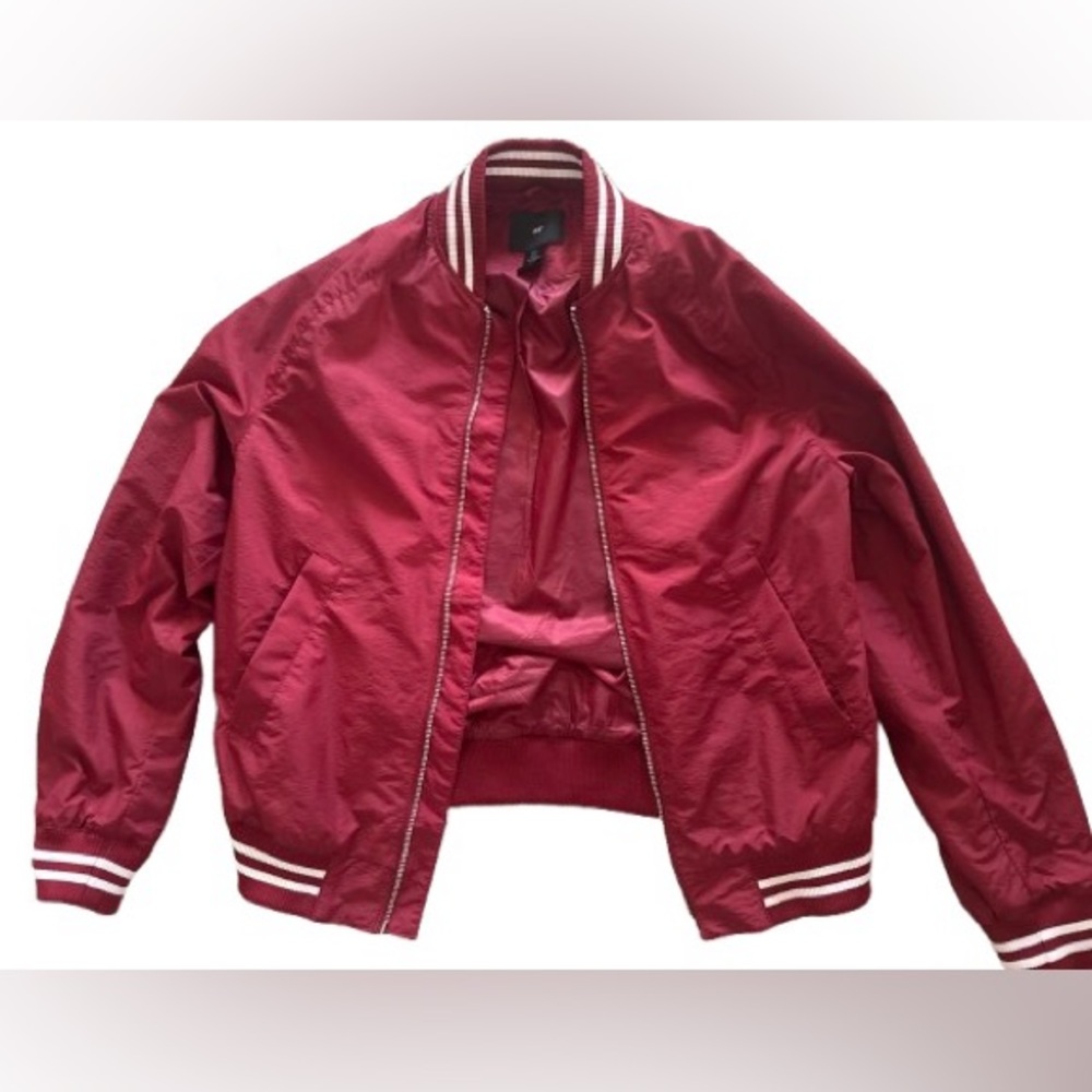 H&M Red Bomber Jacket